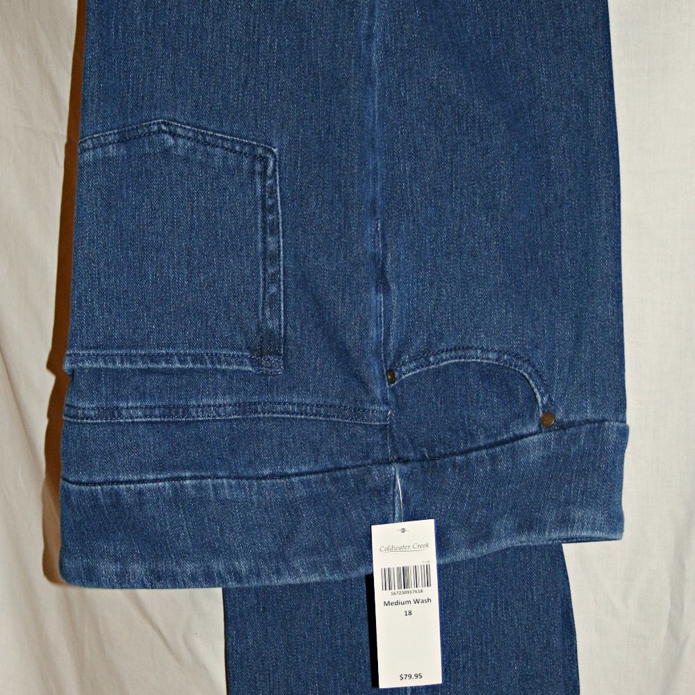 Coldwater Creek Medium Wash Jeans ~ Size 18 ~ NWT